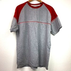 3/$25 Zero Tolerance Men's Grey Red Short Sleeve Crew T-Shirt Size Large Casual